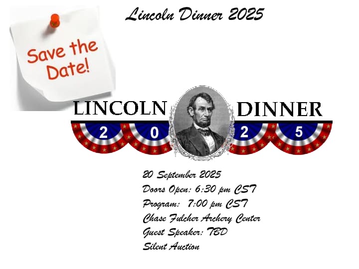 2025 Program A poster with an image of abraham lincoln.