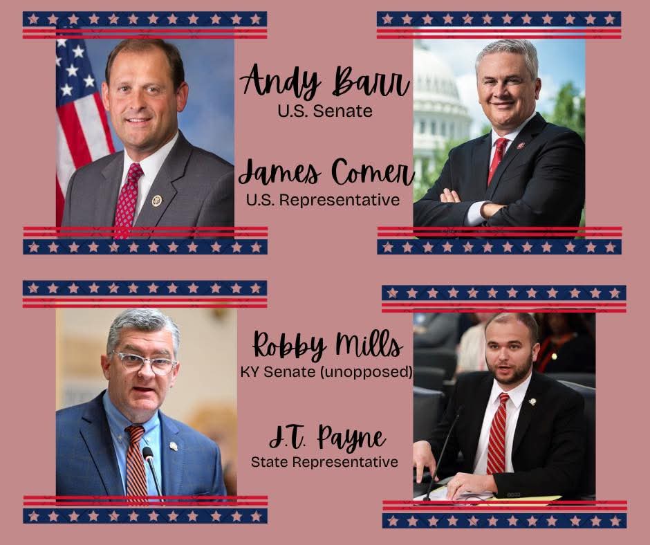 FOR US SENATE, US CONGRESS, STATE SENATOR, STATE REPRESENTAIVE